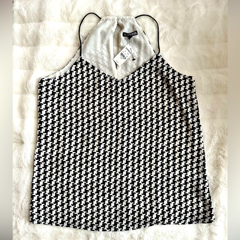 Express Black and White Houndstooth print, NEW w/ Tags